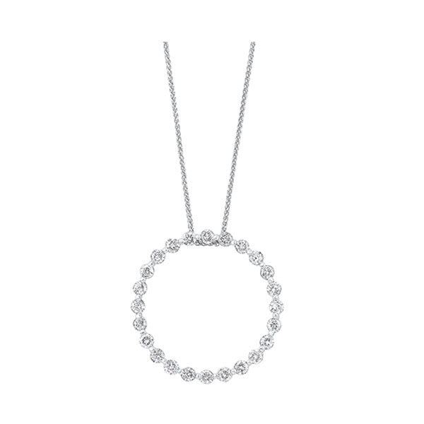 Gems One 14Kt White Gold Diamond (1Ctw) Pendant