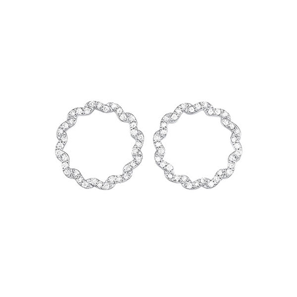 Gems One 14Kt White Gold Diamond (1/4Ctw) Earring