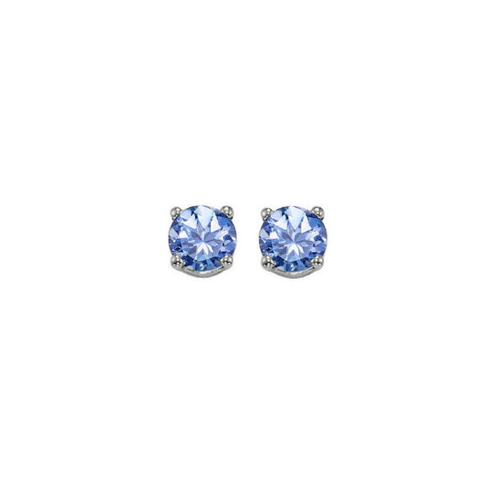 Gems One 14Kt White Gold Tanzanite (7/8 Ctw) Earring