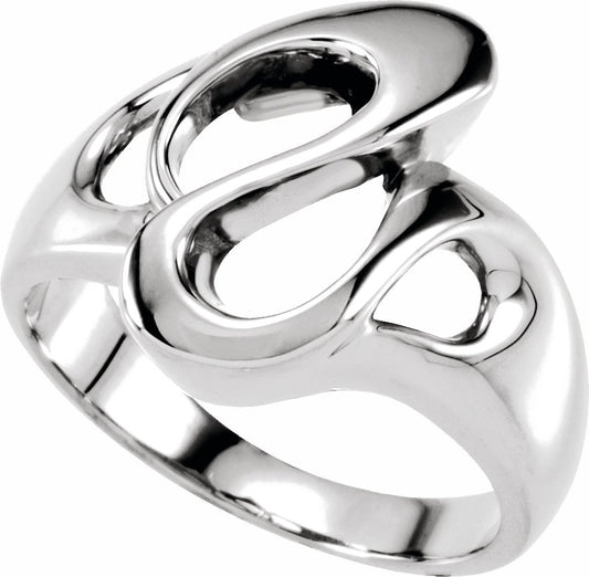 14K White Fashion Ring