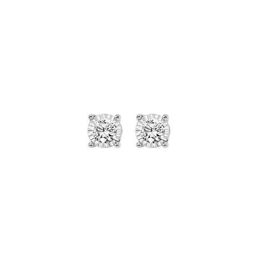 Gems One 14Kt White Gold Diamond (1/4Ctw) Earring
