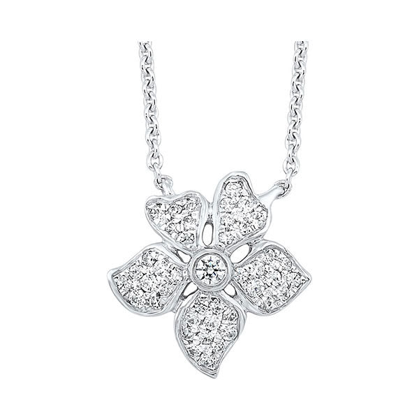 Gems One 10Kt White Gold Diamond (1/5Ctw) Pendant