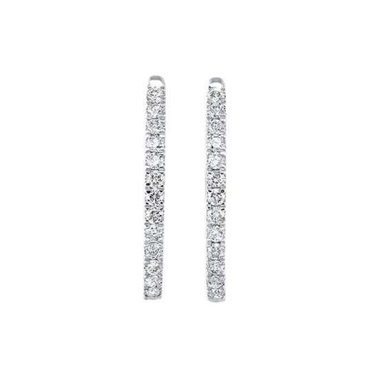 Gems One 14Kt White Gold Diamond (1/4Ctw) Earring