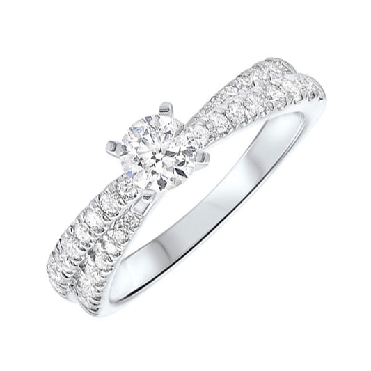 Gems One 14Kt White Gold Diamond(1Ctw) Ring