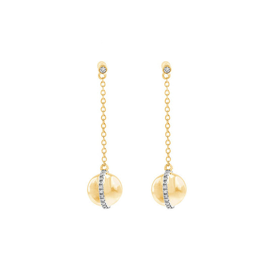 Gems One 10Kt Yellow Gold Diamond (1/6Ctw) Earring