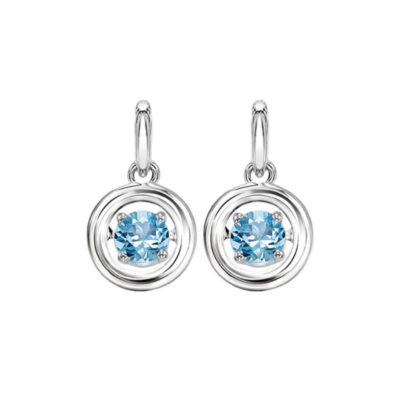 Gems One Silver (SLV 995) Rhythm Of Love Fashion Earrings