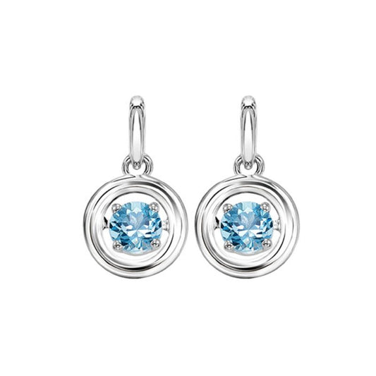 Gems One Silver (SLV 995) Rhythm Of Love Fashion Earrings
