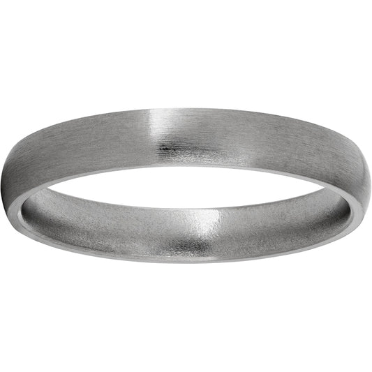 Titanium Domed Band with Satin Finish