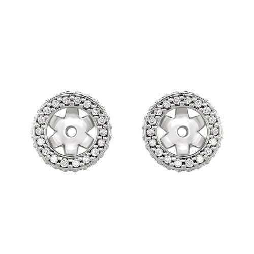 Stuller 14k White Gold Diamond Earrings Jacket