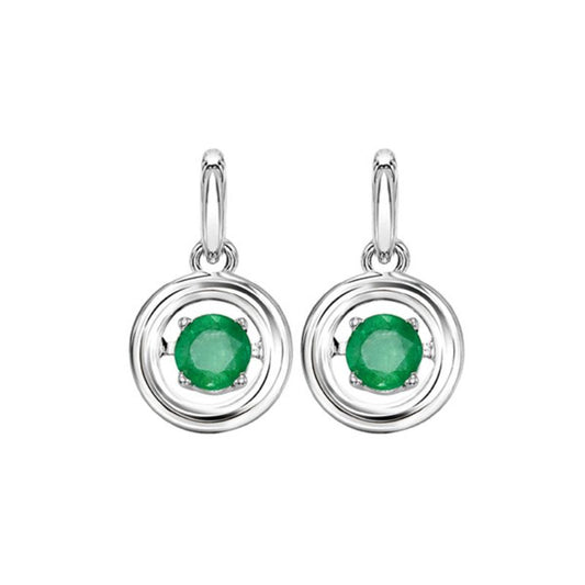 Gems One Silver (SLV 995) Rhythm Of Love Fashion Earrings