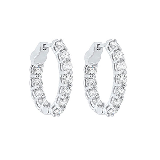 Gems One 14Kt White Gold Diamond (4Ctw) Earring