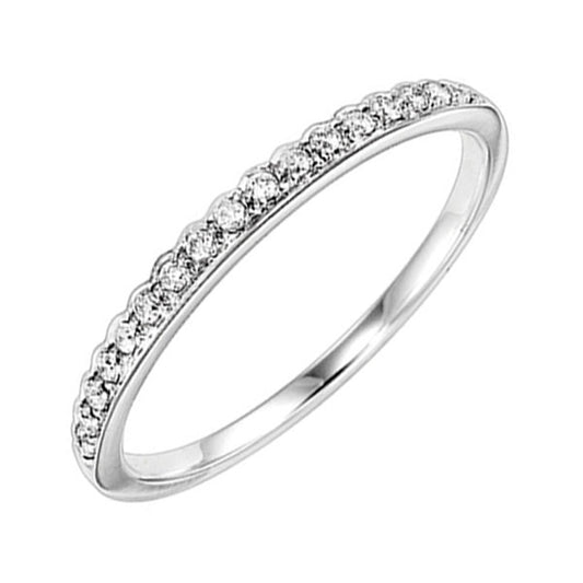 Gems One 14Kt White Gold Diamond(1/8Ctw) Ring