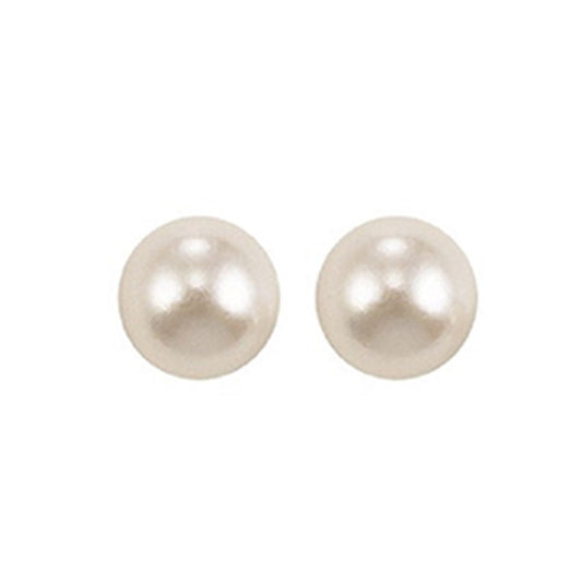 Gems One 14Kt White Gold Pearl (1 Ctw) Earring