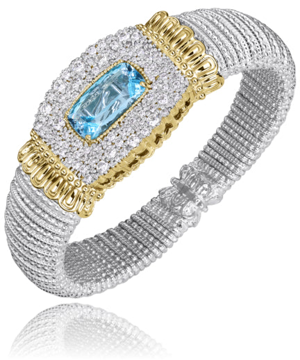 Vahan 14k Gold & Sterling Silver Sky Blue Topaz Bracelet