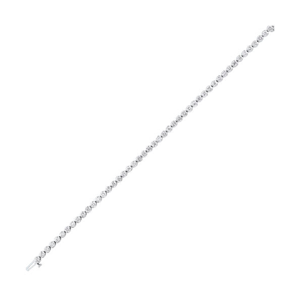 Gems One 14Kt White Gold Diamond (3Ctw) Bracelet