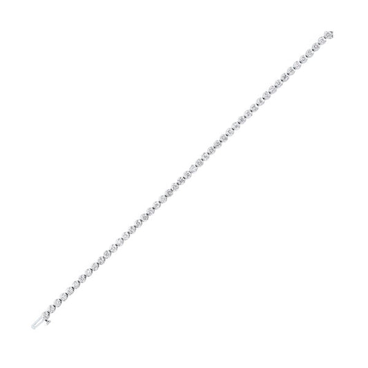 Gems One 14Kt White Gold Diamond (3Ctw) Bracelet