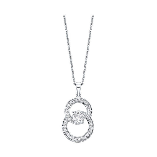 Gems One 10Kt White Gold Diamond (1/2Ctw) Pendant