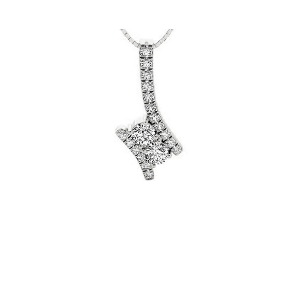 Gems One 14Kt White Gold Diamond (1/4Ctw) Pendant