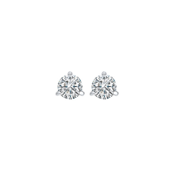 Gems One 18Kt White Gold Diamond (1/8Ctw) Earring