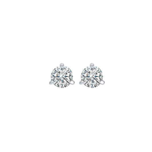 Gems One 18Kt White Gold Diamond (1/8Ctw) Earring