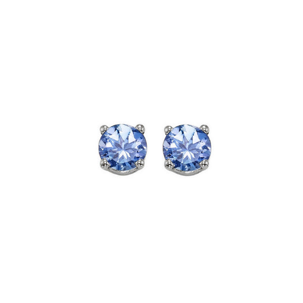 Gems One 14Kt White Gold Tanzanite (1 Ctw) Earring