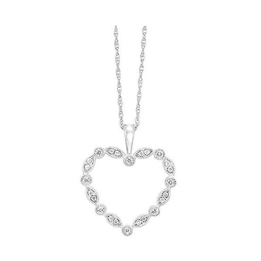 Gems One 14Kt White Gold Diamond (1/8Ctw) Pendant