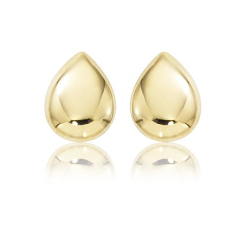 Carla 14k Yellow Tear Drop Post Earrings