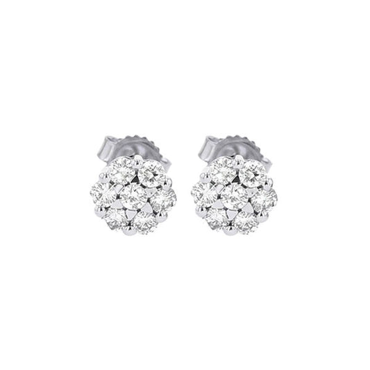 Gems One 14Kt White Gold Diamond (1/6Ctw) Earring