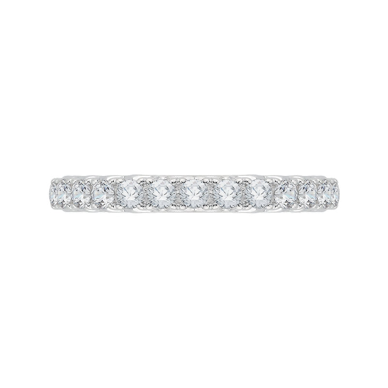 Shah Luxury 14K White Gold Diamond Wedding Band