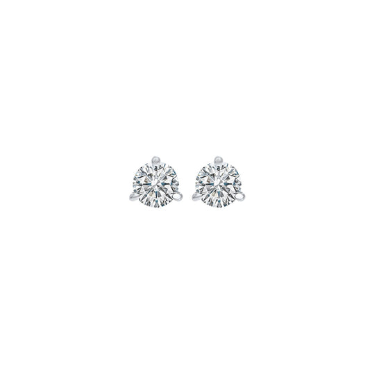Gems One 18Kt White Gold Diamond (1/20 Ctw) Earring