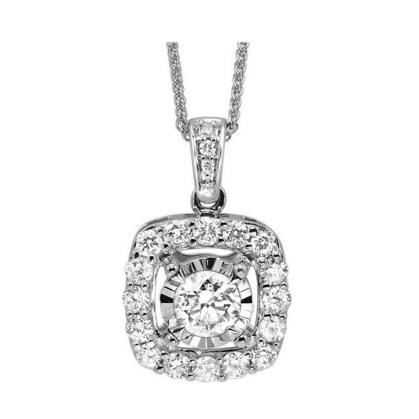 Gems One 14Kt White Gold Diamond (1Ctw) Pendant