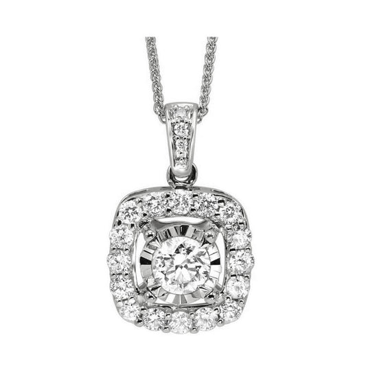 Gems One 14Kt White Gold Diamond (1Ctw) Pendant