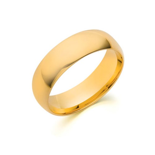 Camelot 10k Yellow Gold Standard - Light CF Wedding Band | Steves ...