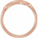 14K Rose Double Infinity-Inspired Ring photo 2